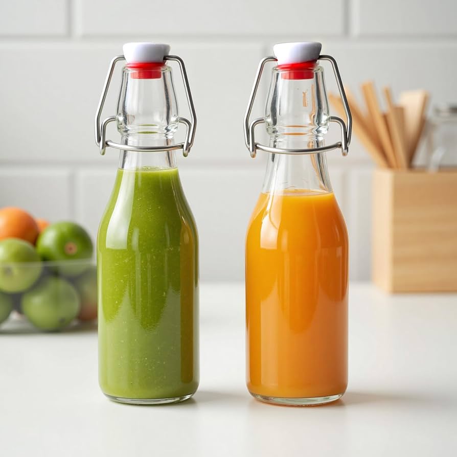 NOśWEA touch_bottle Amazon.com: Ahhute Swing Top Glass Bottle, Kombucha Bottles
